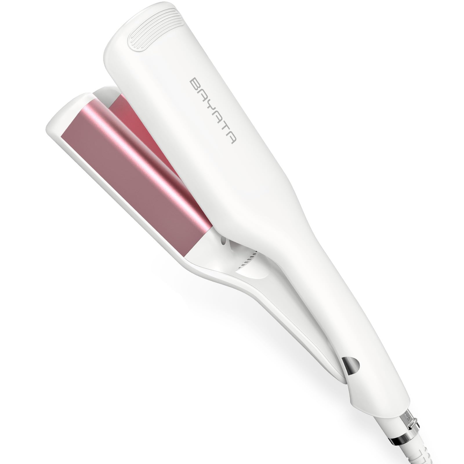 ヘアアイロン New Creamy Collection32ミリ 韓国巻き ヘアアイロン レディース 32mm 交流式 大径 カールアイロン ショート